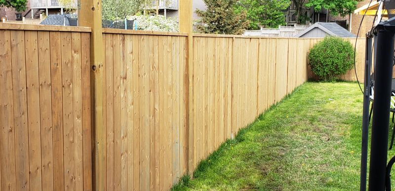Finished Backyard Fence