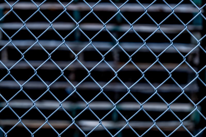 Metal Mesh Fence Installation