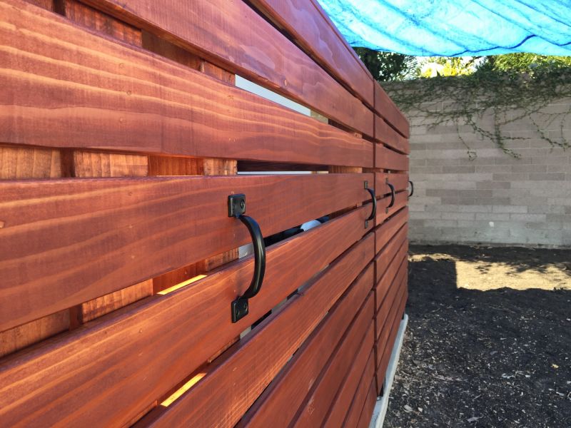 Redwood Fence Construction
